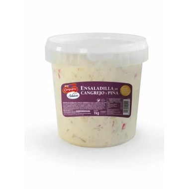 ENSALADILLA  CAMPOFRIO CANGREJO Y PIÑA CUBO1KG
