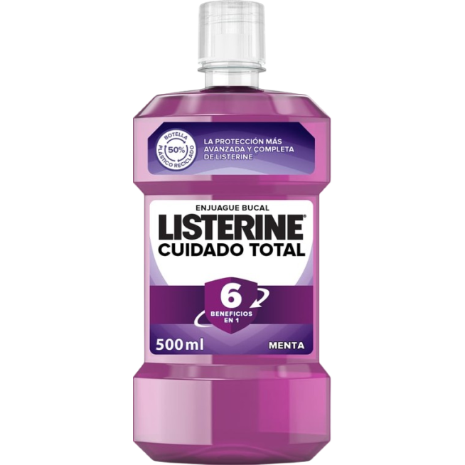 ENJUAGUE BUCAL LISTERINE CUIDADO TOTAL B/500 ML
