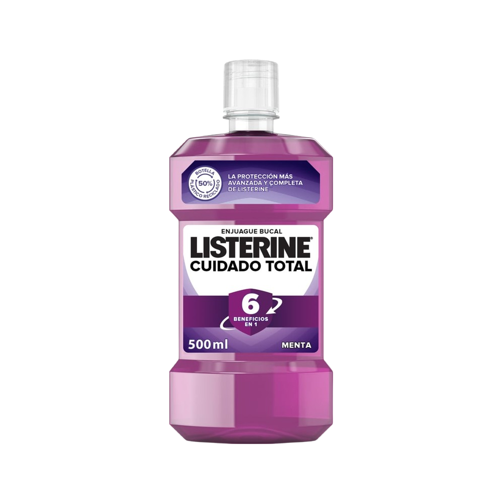 ENJUAGUE BUCAL LISTERINE CUIDADO TOTAL B/500 ML