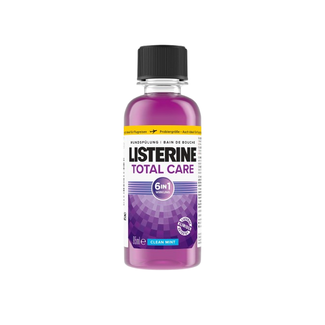 ENJUAGUE BUCAL LISTERINE CUIDADO TOTALVIAJE B/95ML