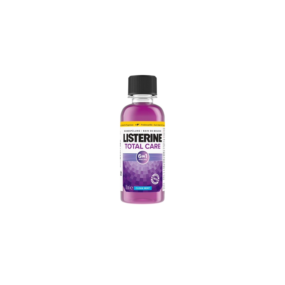 ENJUAGUE BUCAL LISTERINE CUIDADO TOTALVIAJE B/95ML