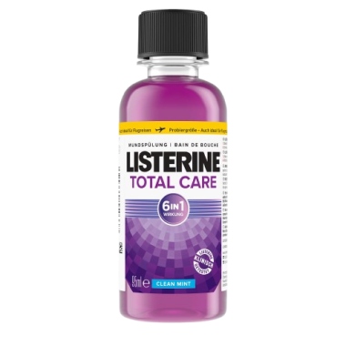 ENJUAGUE BUCAL LISTERINE CUIDADO TOTALVIAJE B/95ML