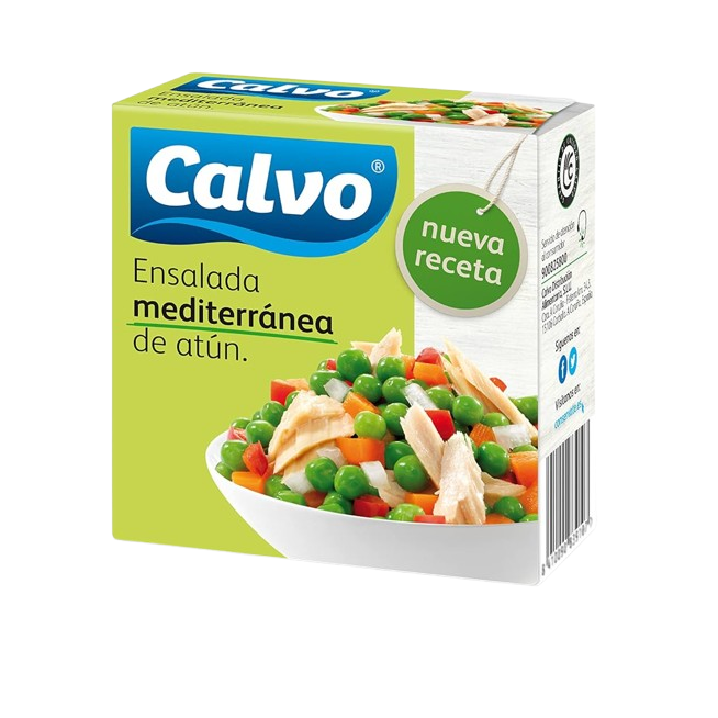 ENSALADA CALVO MEDITERRANEA DE ATUN  L/150 GR