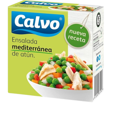 ENSALADA CALVO MEDITERRANEA DE ATUN  L/150 GR