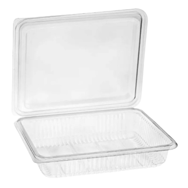 ENVASE LONCHEDADO CON TAPA H-27  40UD.