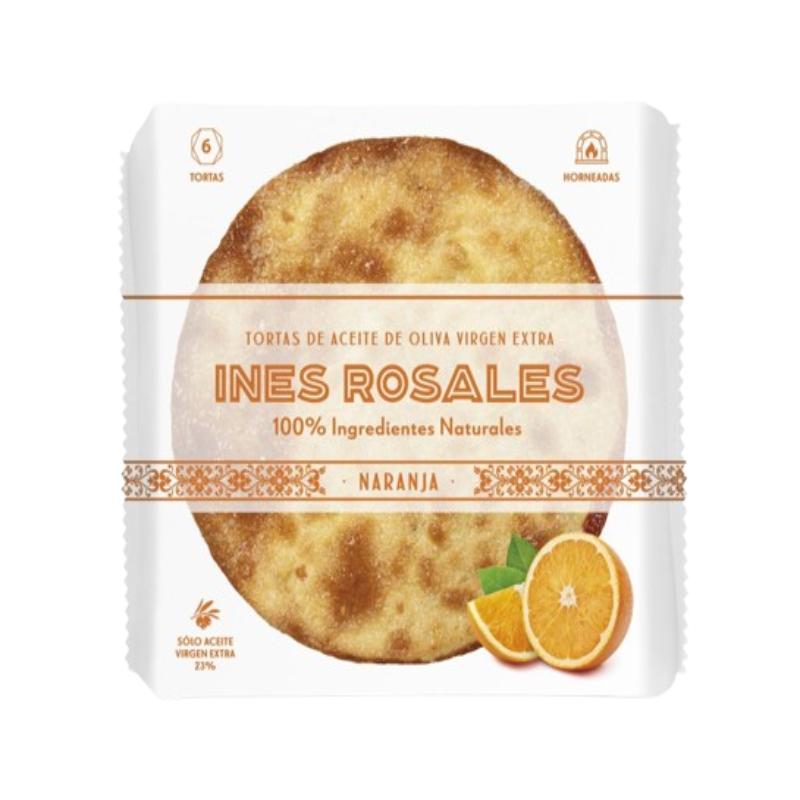 TORTAS ACEITE INES ROSALES C/NARANJA 120 GR P/4 UD