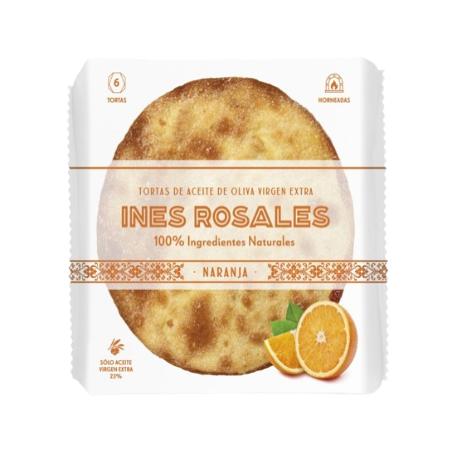 TORTAS ACEITE INES ROSALES C/NARANJA 120 GR P/4 UD