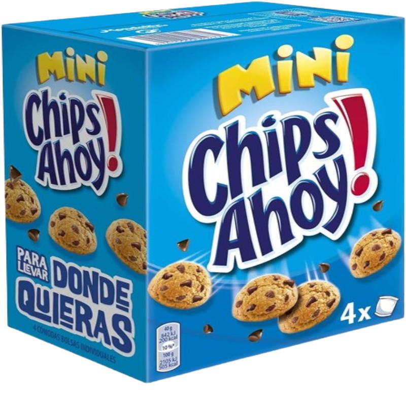 GALLETAS CHIPS AHOY MINI 4 X 40 GR P/160 GR
