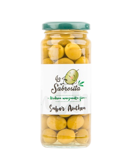 ACEITUNA LA SABROSITA SABOR ANCHOA T/C 845 GR