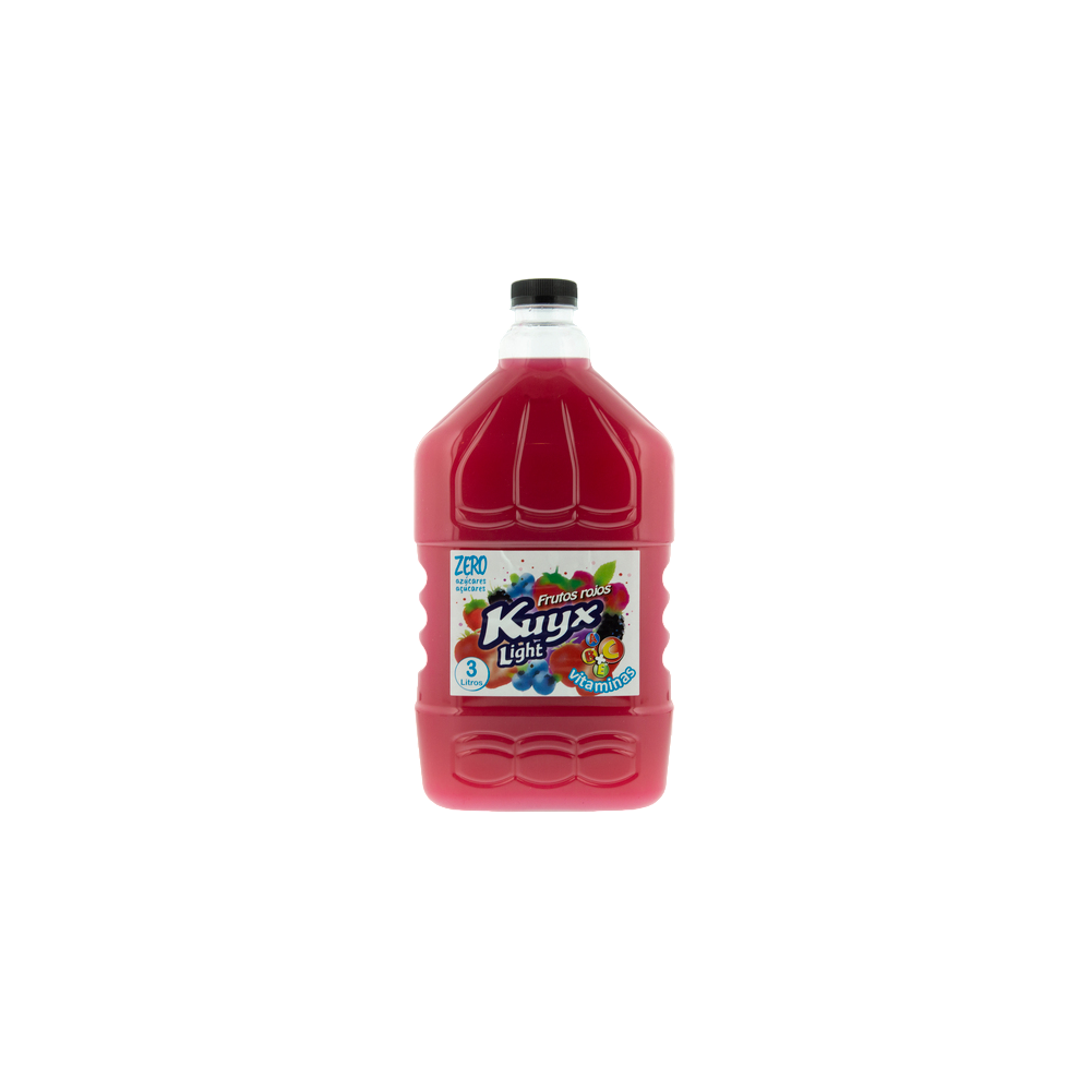 ZUMO FRUTOS ROJOS KUYX LIGHT GARRAFA 3 L