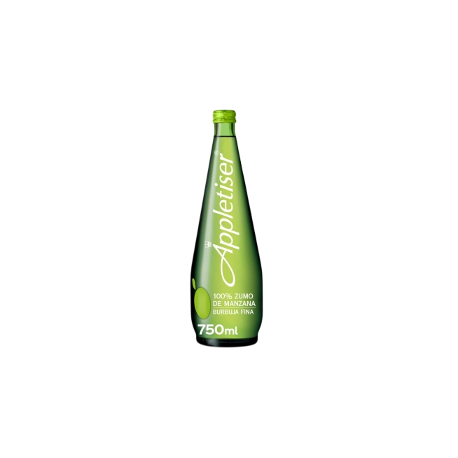 ZUMO MANZANA 100% APPLETISER VIDRIO750.ML