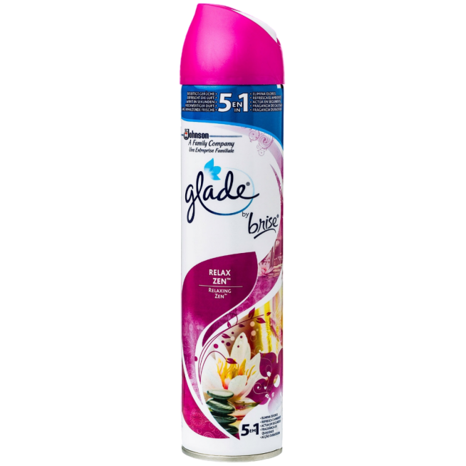 AMBIENTADOR GLADE SPRAY RELAX ZEN BOTE 300 ML.
