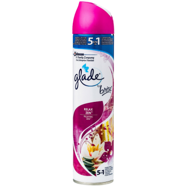 AMBIENTADOR GLADE SPRAY RELAX ZEN BOTE 300 ML.