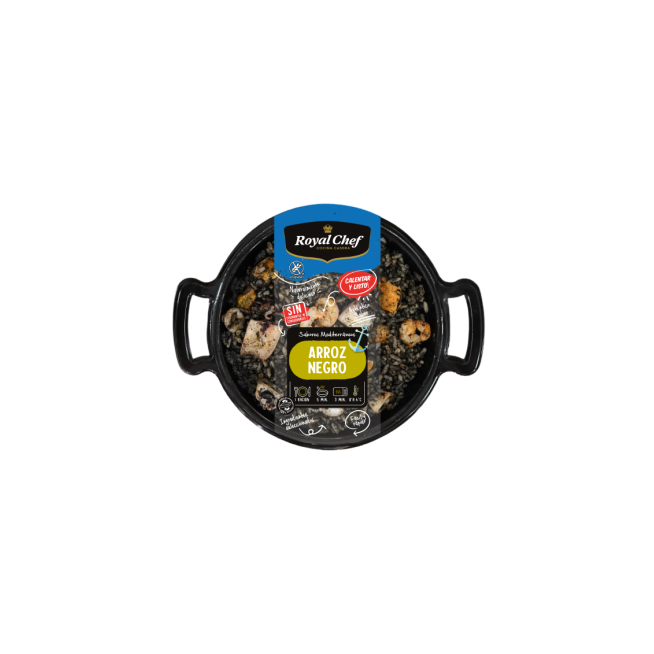 ARROZ NEGRO ROYAL CHEF BANDEJA P/350 GR