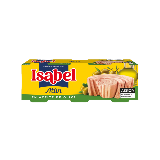 ATUN ISABEL A/OLIVA PACK-3 X 52G