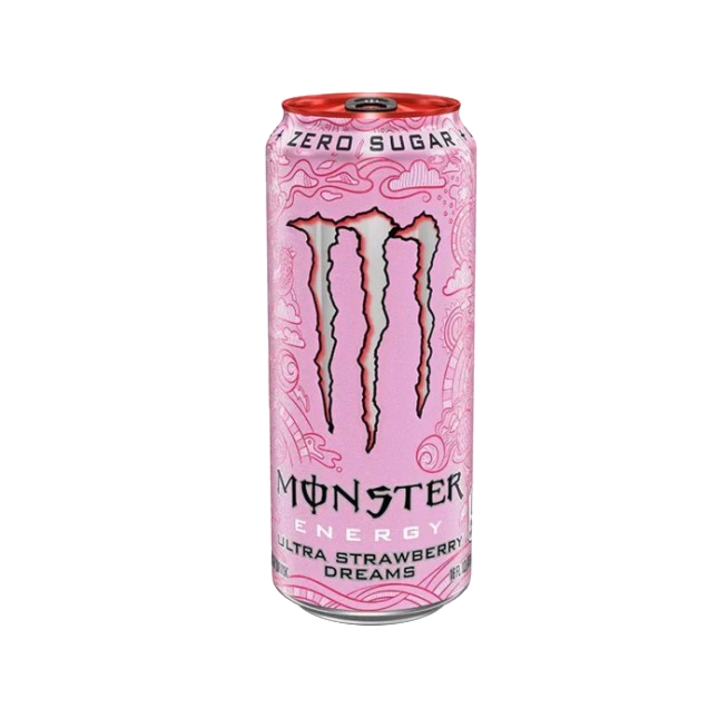 MONSTER ZERO STRAWBERRY ULTRA L/500.ML.