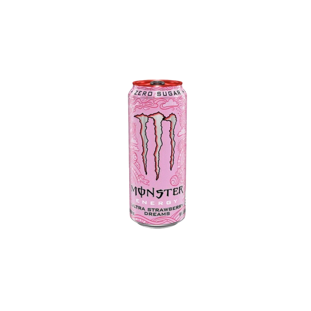 MONSTER ZERO STRAWBERRY ULTRA L/500.ML.
