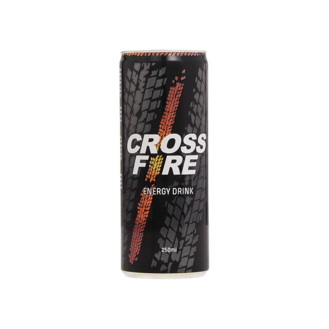 BEBIDA ENERGETICA CROSSFIRE CLASICA LATA 250 ML