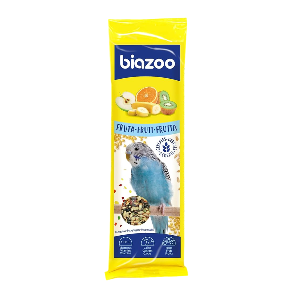BIOZOO COMIDA PERIQUITOS BARRITAS P/2X60GR