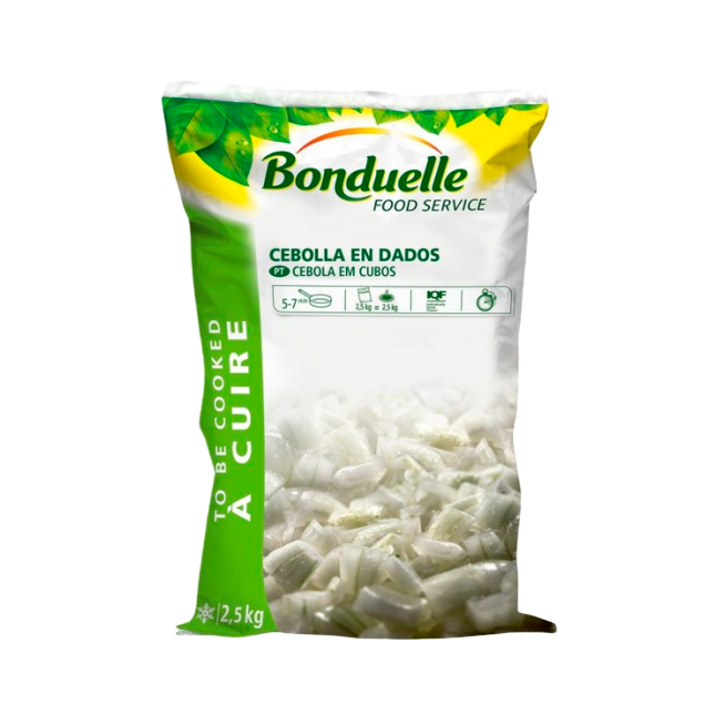 BONDUELLE CEBOLLA DADOS CONG. B/2,5 KG