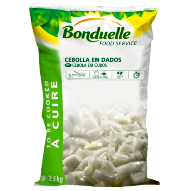 BONDUELLE CEBOLLA DADOS CONG. B/2,5 KG