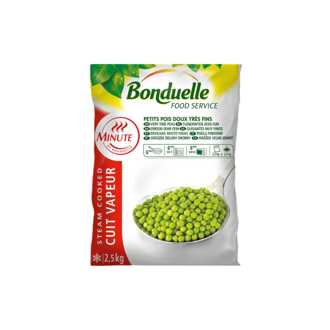 BONDUELLE GUISANTES FINOS "MINUTE" CONG. B/2,5 KG