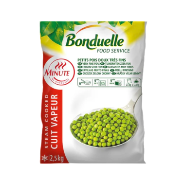 BONDUELLE GUISANTES FINOS "MINUTE" CONG. B/2,5 KG