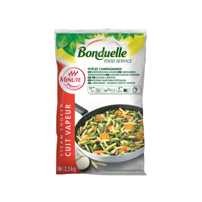 BONDUELLE SALTEADO CAMPESTRE "MINUTE" CONG B/2,5KG