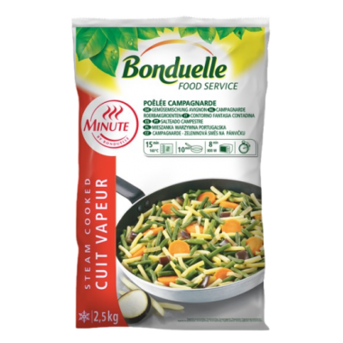 BONDUELLE SALTEADO CAMPESTRE "MINUTE" CONG B/2,5KG