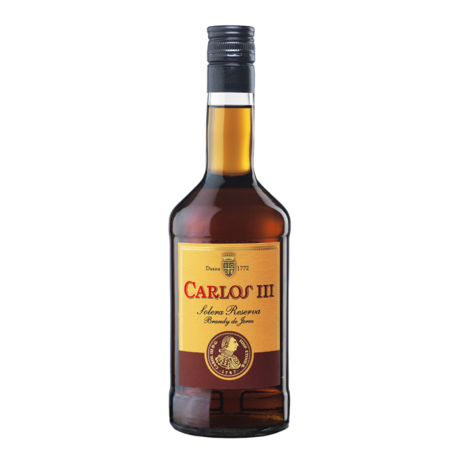 BRANDY CARLOS III  36º   BOTELLA 70 CL