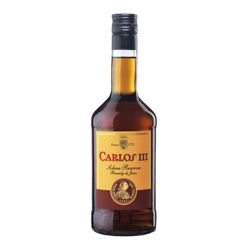 BRANDY CARLOS III  36º   BOTELLA 70 CL