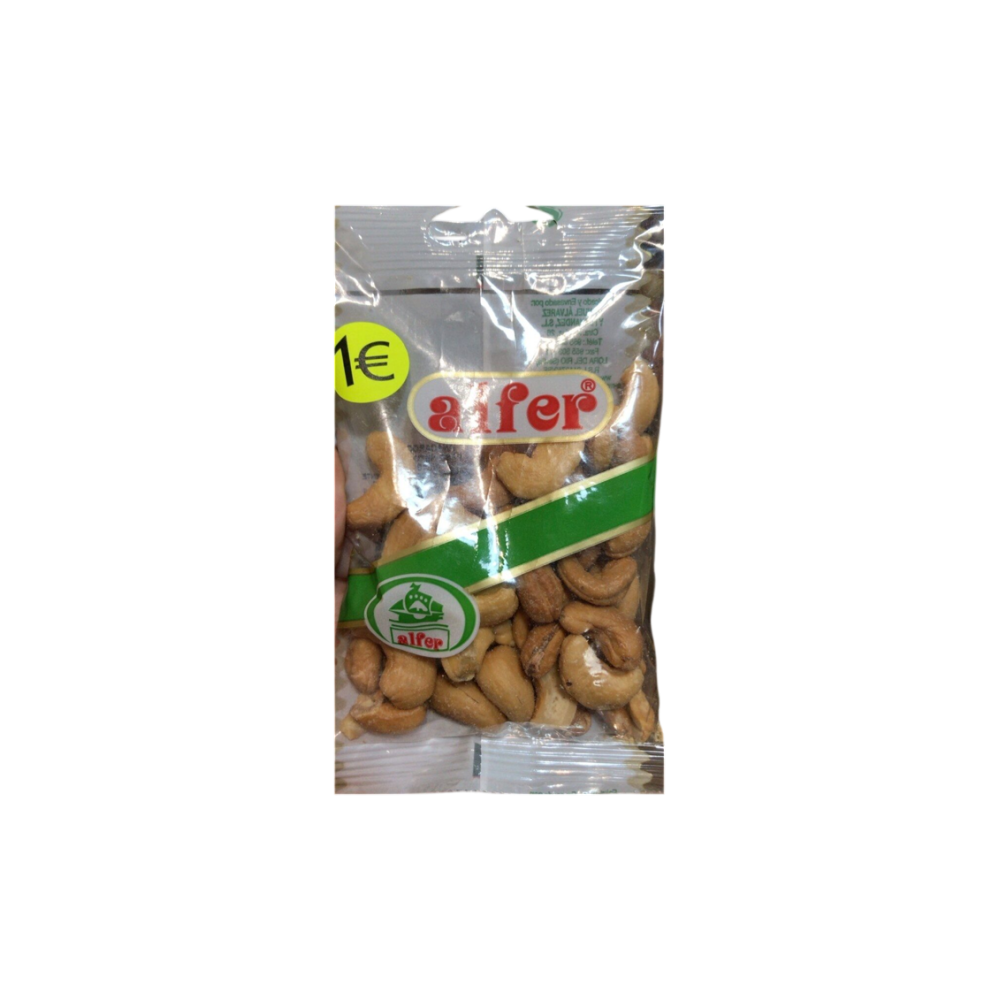 APERITIVOS ALFER ANACARDOS (1€) 60GR
