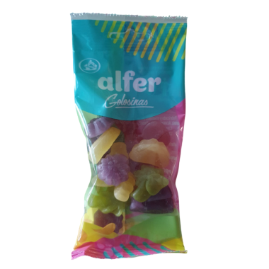 APERITIVOS ALFER GOMINOLA/TROPICANA B/130G.