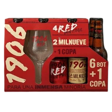 CERVEZA E.GALICIA PACK 1906+ COPA (6BOT*33CL)
