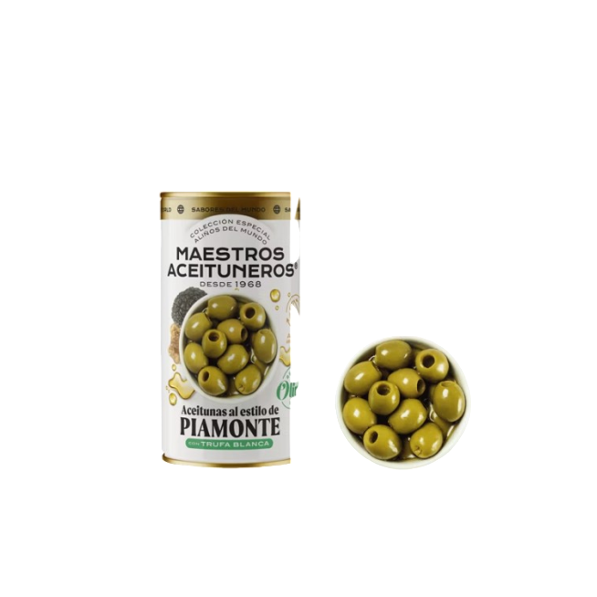 ACEITUNA M. ACEITUNEROS PIAMONTE C/TRUFA  L/370GR