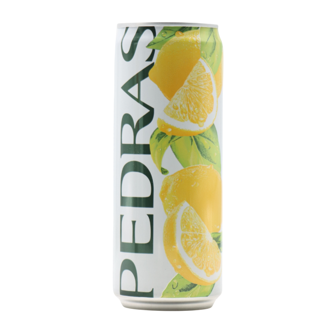 AGUA C/GAS PEDRAS LIMON LATA 330 ML