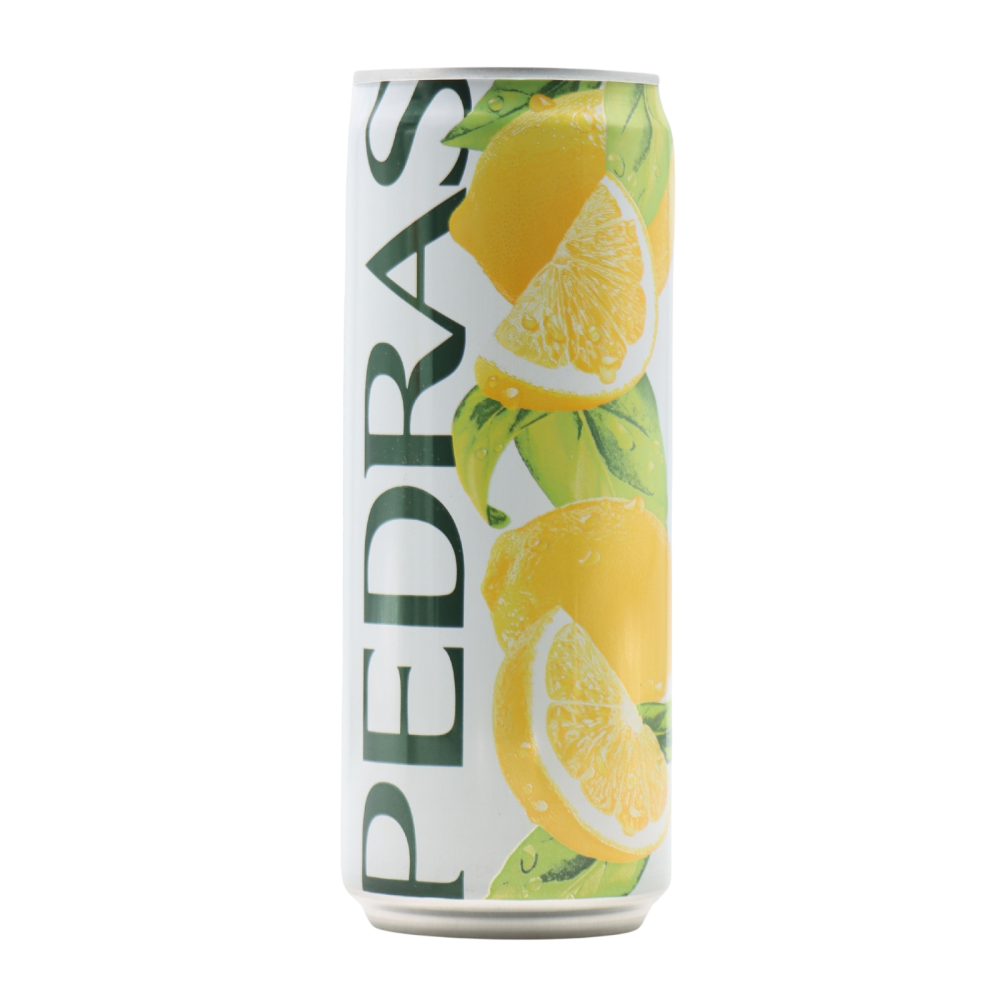 AGUA C/GAS PEDRAS LIMON LATA 330 ML