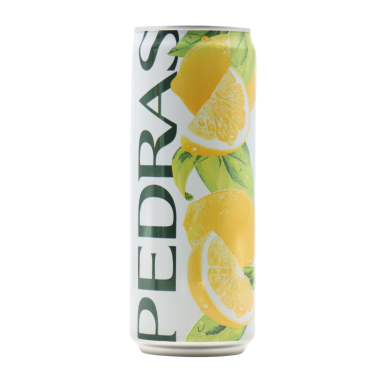 AGUA C/GAS PEDRAS LIMON LATA 330 ML