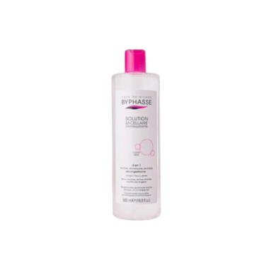AGUA MICELAR BYPHASSE PIEL SENSIBLE 4 EN1 B/500 ML