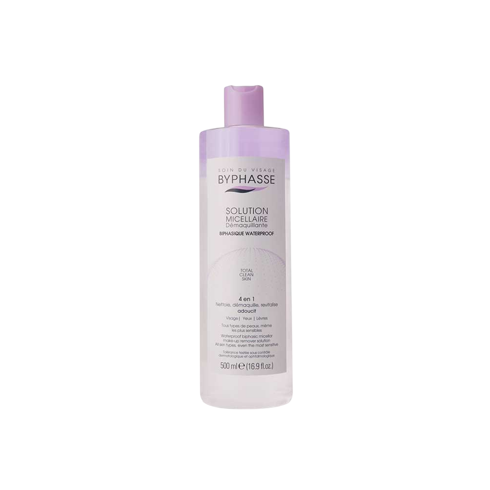 AGUA MICELAR BYPHASSE WATERPROOF 4 EN1 B/500 ML