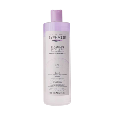 AGUA MICELAR BYPHASSE WATERPROOF 4 EN1 B/500 ML