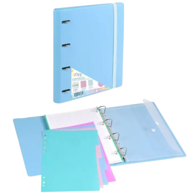 PP CARPETA CARPEB 4 ANILLAS Fº C/RECAMBIO COLOR UD