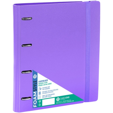 PP CARPETA CARPEB 4 ANILLAS Fº C/RECAMBIO COLOR UD