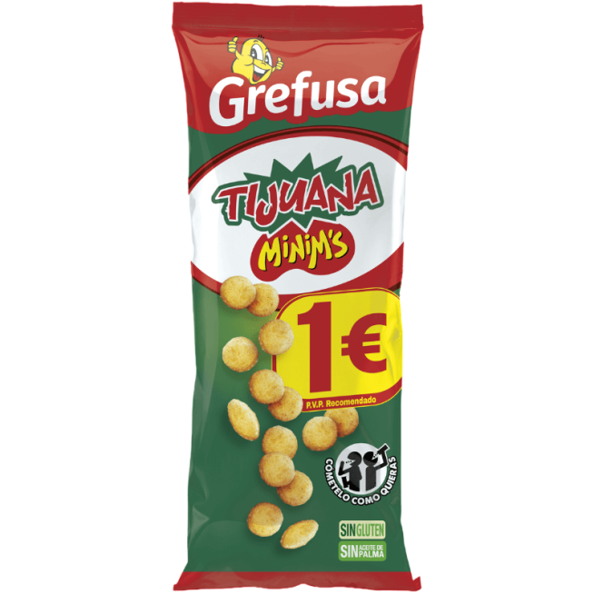 APERITIVOS GREFUSA MINIM´S TIJUANA B/85 GR