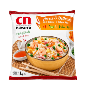 ARROZ 3 DELICIAS TORTILLA CONGELADO NAVARRA B/450G