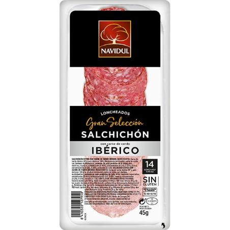 SALCHICHON LONCH IBERI NAVIDUL B/45 GR C/31327(1€)