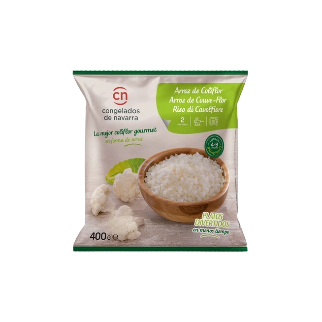 ARROZ DE COLIFLOR CONGELADO C.NAVARRA B/400 GR