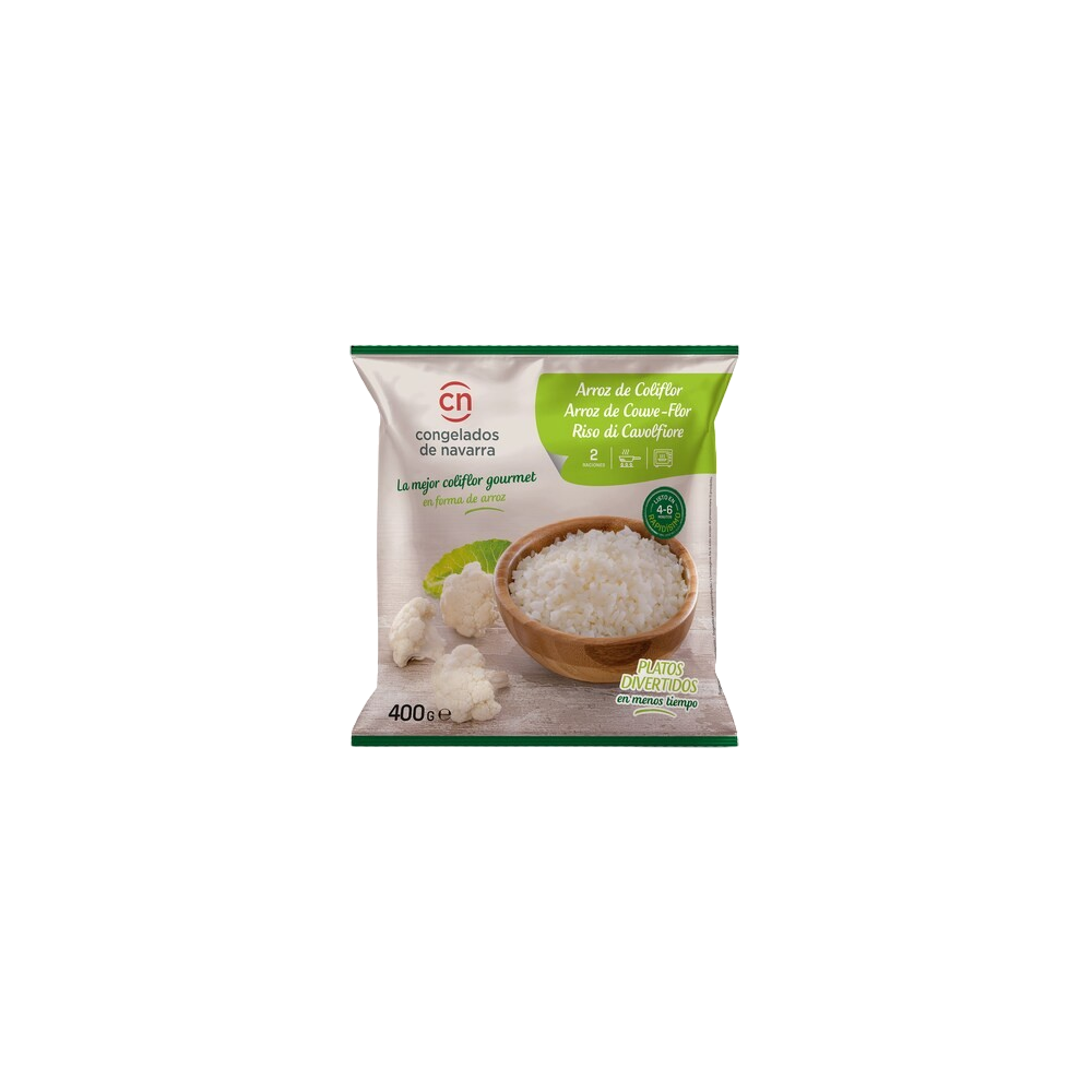 ARROZ DE COLIFLOR CONGELADO C.NAVARRA B/400 GR