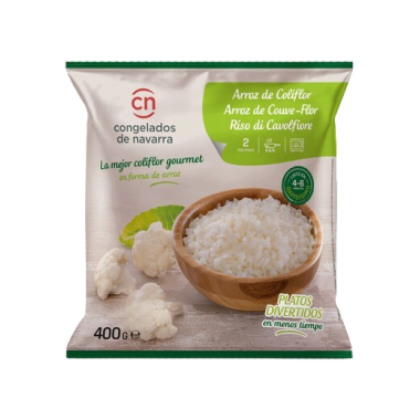 ARROZ DE COLIFLOR CONGELADO C.NAVARRA B/400 GR