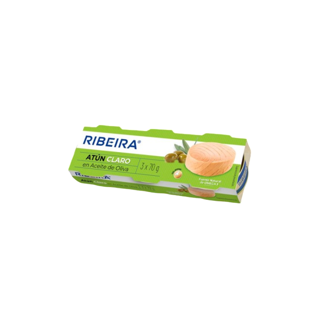 ATUN RIBEIRA A/OLIVA 52 GR PACK-3 UD